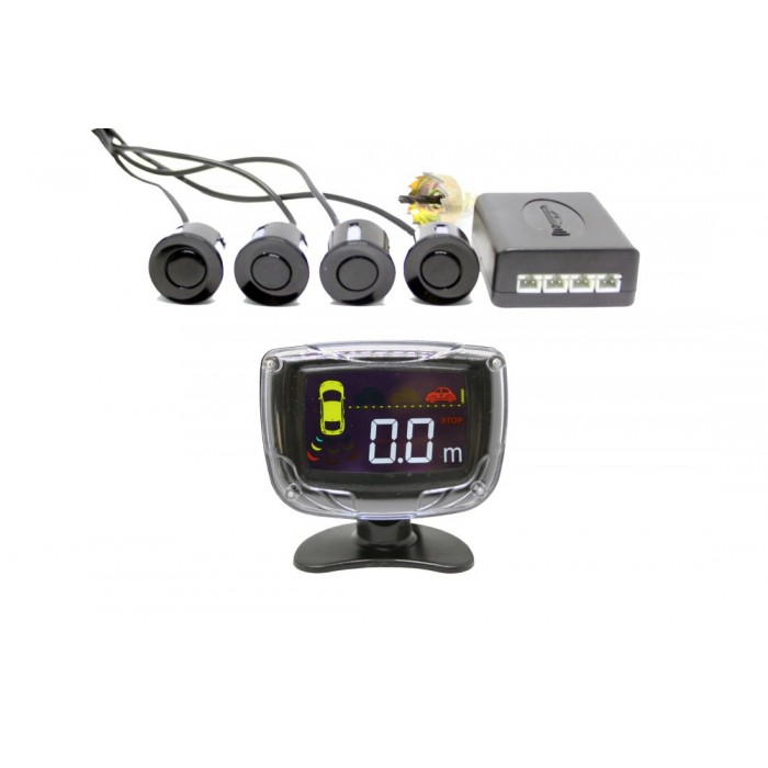 Снимка на Парктроник с LED дисплей 3 Инча - черни датчици AP PS4L3 за мотор Honda CBR CBR 600 F (PC31) - 34 коня бензин