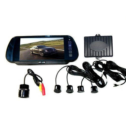 Снимка на Парктроник с цветен дисплей 7inch в огледало с USB, Bluethooth и камера AP PS4LCD7BT за Audi Q5 (8R) 2.0 TFSI quattro - 211 коня бензин