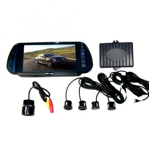 Снимка на Парктроник с цветен дисплей 7inch в огледало с USB, Bluethooth и камера AP PS4LCD7BT за BMW 5 Sedan (G30, F90) 530 i - 252 коня бензин