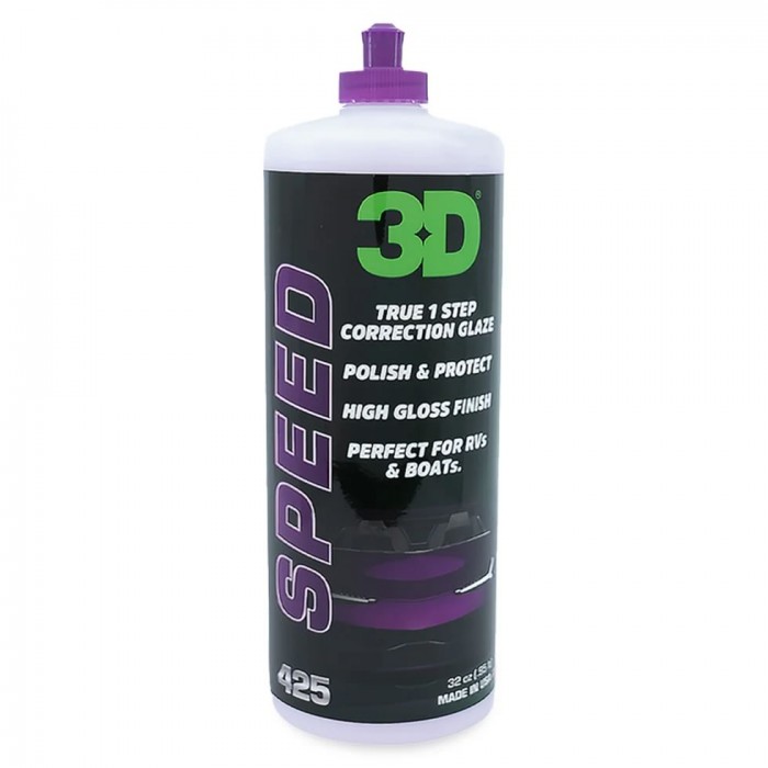 Снимка на Полираща паста 3 в 1 едностъпкова с вакса 3D SPEED - 946 ml 3D-Products 3DSPEED946 за Mercedes C-class Saloon (w202) C 200 D (202.120) - 75 коня дизел