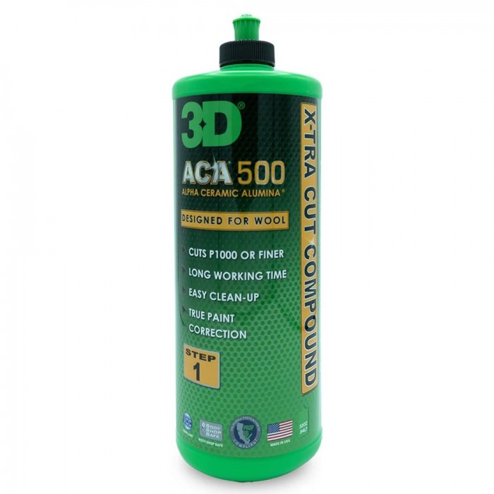 Снимка на Полираща паста 3D ACA 500 X-Tra Cut Compound - 946 ml 3D-Products 3DACA500946 за BMW 5 Sedan E34 535 i - 211 коня бензин