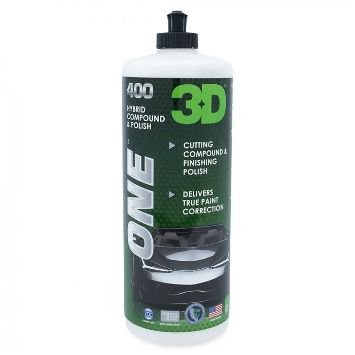 Снимка на Полираща паста хибридна 3D ONE Hybrid - 946 ml 3D-Products 3DONEHYB946 за Skoda Fabia Combi (6Y5) 1.0 - 50 коня бензин