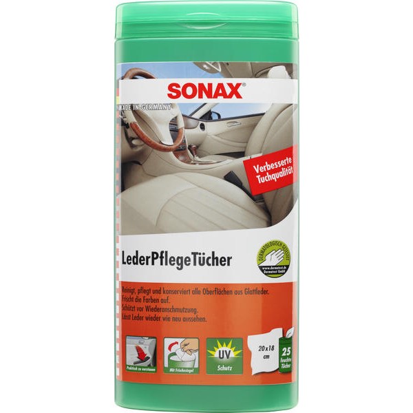 Снимка на Почистващи кърпи за кожа и пластмаса SONAX AC SX412300 за камион MAN TGA 18.390 - 390 коня дизел