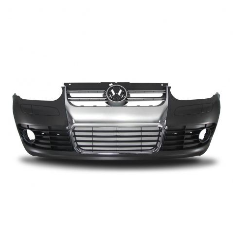 Снимка на Предна броня за Голф 4 - VR Design с хром решетка с отвори за халоген AP FBUMPG4VRFOG за VW Golf 4 Variant (1J5) 2.8 V6 4motion - 204 коня бензин