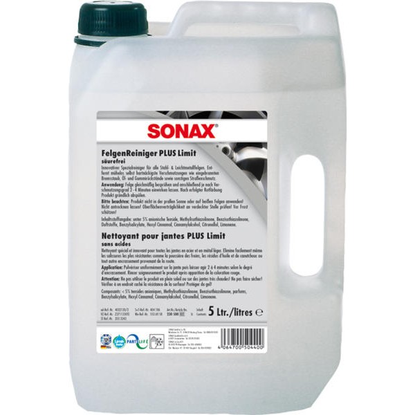 Снимка на Препарат за почистване на джанти Xtreme 5 L SONAX AC SX230500 за Hyundai Elantra Lavita (FC) 1.5 CRDi - 102 коня дизел