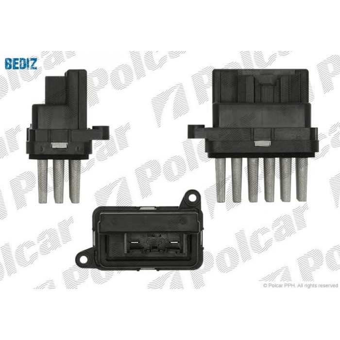 Снимка на Резистор за степените на парното POLCAR 3202KST-1 за Ford Fiesta 6 1.4 TDCi - 68 коня дизел
