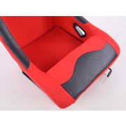 Снимка  на Спортни седалки комплект 2 бр. Basic червени / FK Automotive FKRSE327/327