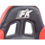 Снимка  на Спортни седалки комплект 2 бр. Boston еко кожа черни/червени / FK Automotive FKRSE010133