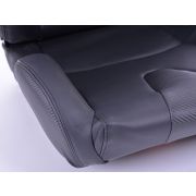 Снимка  на Спортни седалки комплект 2 бр. Bremen еко кожа черни Carbon-Look FK Automotive FKRSE17061