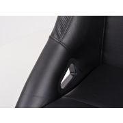Снимка  на Спортни седалки комплект 2 бр. Club еко кожа черни FK Automotive FKRSE13079