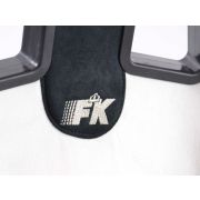 Снимка  на Спортни седалки комплект 2 бр. Columbus еко кожа бели/черни FK Automotive FKRSE011043