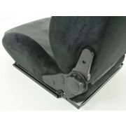 Снимка  на Спортни седалки комплект 2 бр. Columbus еко кожа сиви/черни FK Automotive FKRSE011041