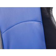 Снимка  на Спортни седалки комплект 2 бр. Control еко кожа сини/черни FK Automotive FKRSE413-1/413-2