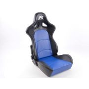 Снимка  на Спортни седалки комплект 2 бр. Control еко кожа сини/черни FK Automotive FKRSE413-1/413-2