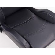 Снимка  на Спортни седалки комплект 2 бр. Cyberstar с подгряване FK Automotive FKRSE641/643-H