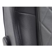 Снимка  на Спортни седалки комплект 2 бр. Detroit еко кожа черни/сиви FK Automotive FKRSE011003