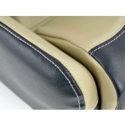 Снимка  на Спортни седалки комплект 2 бр. Edition 1 еко кожа бежови/черни FK Automotive DP009