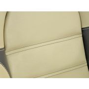 Снимка  на Спортни седалки комплект 2 бр. Edition 1 еко кожа бежови/черни FK Automotive DP009