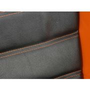 Снимка  на Спортни седалки комплект 2 бр. Edition 1 еко кожа черни/оранжеви FK Automotive DP003