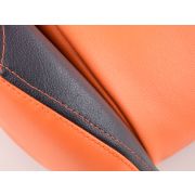 Снимка  на Спортни седалки комплект 2 бр. Houston еко кожа оранжеви/черни шев оранжеви FK Automotive FKRSE010045