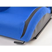 Снимка  на Спортни седалки комплект 2 бр. Köln еко кожа/текстил черни/сини FK Automotive FKRSE17051