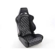 Снимка  на Спортни седалки комплект 2 бр. Las Vegas еко кожа черни back made of GFK FK Automotive FKRSE011037