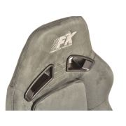 Снимка  на Спортни седалки комплект 2 бр. Leipzig еко кожа сиви FK Automotive FKRSE17043