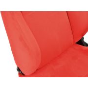 Снимка  на Спортни седалки комплект 2 бр. Leipzig еко кожа червени FK Automotive FKRSE17045