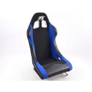 Снимка  на Спортни седалки комплект 2 бр. Los Angeles черни/сини FK Automotive FKRSE010175