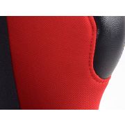 Снимка  на Спортни седалки комплект 2 бр. Los Angeles черни/червени / FK Automotive FKRSE010173