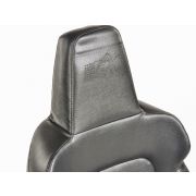 Снимка  на Спортни седалки комплект 2 бр. München еко кожа черни/сиви FK Automotive FKRSE18045