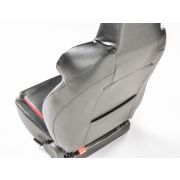Снимка  на Спортни седалки комплект 2 бр. München еко кожа черни/червени FK Automotive FKRSE18047