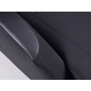 Снимка  на Спортни седалки комплект 2 бр. München еко кожа черни/червени FK Automotive FKRSE18047