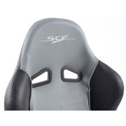 Снимка  на Спортни седалки комплект 2 бр. SCE-Sportive 1 еко кожа сиви/черни FK Automotive SCERSE101/102