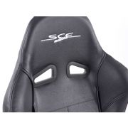 Снимка  на Спортни седалки комплект 2 бр. SCE-Sportive 1 еко кожа черни FK Automotive SCERSE103/104