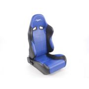 Снимка  на Спортни седалки комплект 2 бр. SCE-Sportive 2 еко кожа сини/черни FK Automotive SCERSE115-116