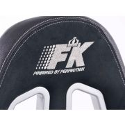 Снимка  на Спортни седалки комплект 2 бр. Seattle еко кожа черни FK Automotive FKRSE12053