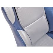 Снимка  на Спортни седалки комплект 2 бр. Spacelook Carbon еко кожа сиви/сини FK Automotive FKRSE813/814