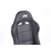 Снимка  на Спортни седалки комплект 2 бр. Spacelook Carbon еко кожа черни FK Automotive FKRSE817/818