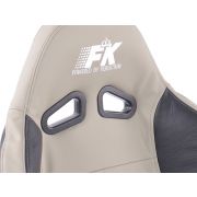 Снимка  на Спортни седалки комплект 2 бр. Speed черни/сиви FK Automotive FKRSE101L/101R