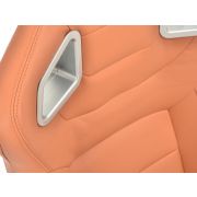 Снимка  на Спортни седалки комплект 2 бр. Stuttgart еко кожа кафяви FK Automotive FKRSE17023
