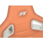 Снимка  на Спортни седалки комплект 2 бр. Stuttgart еко кожа кафяви FK Automotive FKRSE17023