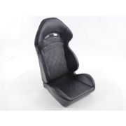 Снимка  на Спортни седалки комплект 2 бр. еко кожа черни с подгряване и масаж FK Automotive FKRSE14043-M