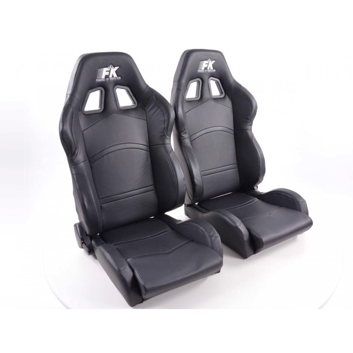 Снимка на Спортни седалки комплект 2 бр. Cyberstar с подгряване FK Automotive FKRSE641/643-H за Citroen Saxo S0,S1 1.6 - 90 коня бензин