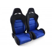 Снимка на Спортни седалки комплект 2 бр. Edition 3 сини/черни FK Automotive DP029