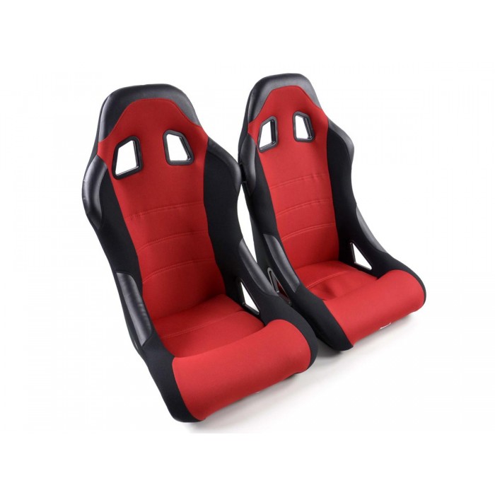 Снимка на Спортни седалки комплект 2 бр. Edition 4 червени / FK Automotive DP035 за CHEVROLET MERIVA 1.8 Flex - 109 коня Бензин/Етанол