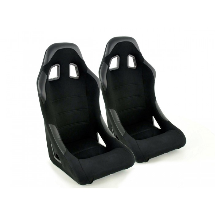 Снимка на Спортни седалки комплект 2 бр. Edition 4 черни FK Automotive DP037 за Daihatsu Charade MK4 G200,G202 1.3 i 16V - 84 коня бензин