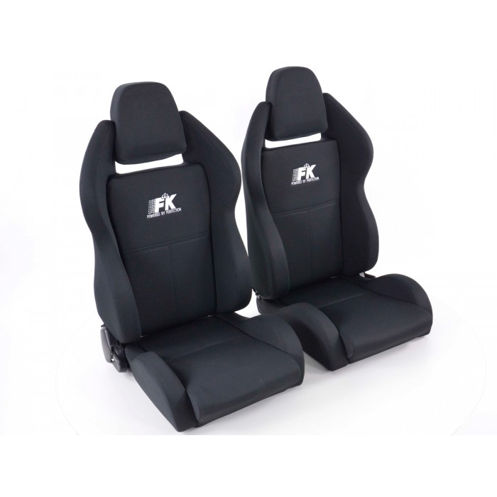 Снимка на Спортни седалки комплект 2 бр. Race 5 с подгряване и масаж FK Automotive FKRSE751/752-M за BMW V8 Coupe (502) 2600 - 110 коня бензин