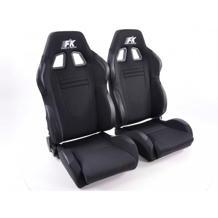 Снимка на Спортни седалки комплект 2 бр. Racecar с подгряване и масаж FK Automotive FKRSE231/232-M за мотор Honda CBR CBR 1000 F (SC24) - 98 коня бензин