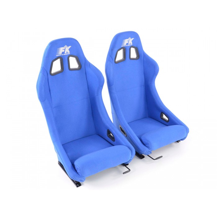 Снимка на Спортни седалки комплект 2 бр. San Francisco сини FK Automotive FKRSE010165 за Audi A4 Allroad (8WH, B9) 3.0 TDI quattro - 272 коня дизел